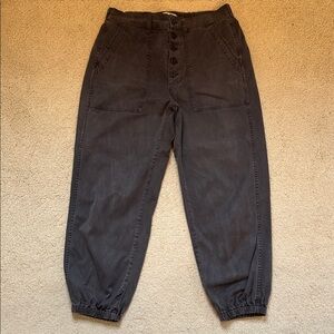 Madewell Charcoal Gray Button Fly Pants | Size 28